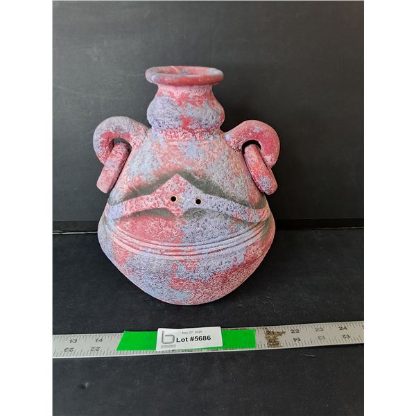 Textured Ceramic Vase 10.5"