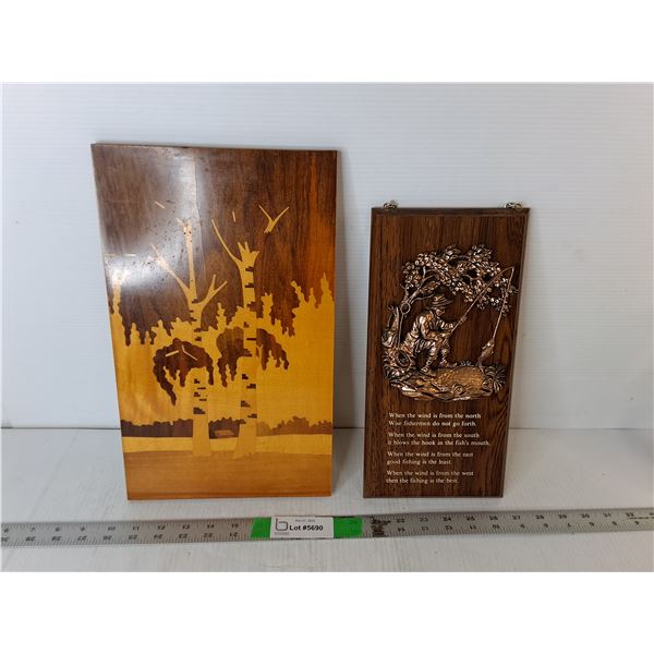 Wooden Sign & Artwork Up to 14.75" x 8.75"