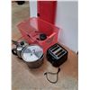 Image 5 : Toaster, Cooking & Frying Pots with Lids, Electric Kettle, Plastic Storage Tote with Lid