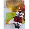 Image 2 : Coleman 12V Quick Pump, Christmas Dolls & Ornaments, Gift Bag, Plastic Serving Tray