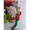 Image 4 : Coleman 12V Quick Pump, Christmas Dolls & Ornaments, Gift Bag, Plastic Serving Tray