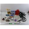Image 1 : Metric Headphones & Stereo IR Transmitter, Various Keys, Back Warmer, Christmas Tree Lights, Misc