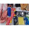 Image 4 : Slippers, Emergency Poncho, Electric Air Pump, Gift Sack, iPhone 6 Case, Work Gloves, Misc