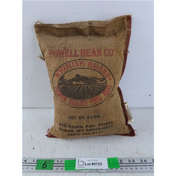 Decorative Powell Bean Burlap Sack