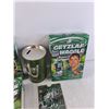Image 3 : Saskatchewan Roughriders Collectors  Cereal - Sealed, Expired, Coin Bank, Popcorn Bag