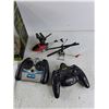 Image 3 : (2) R/C Helicopters & Controllers - As Is