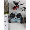 Image 5 : (2) R/C Helicopters & Controllers - As Is