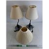 Image 1 : (2) Desk Lamps - Powers On, As Is, Lamp Shade , Pickup Preferred