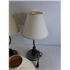 Image 3 : (2) Desk Lamps - Powers On, As Is, Lamp Shade , Pickup Preferred