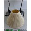 Image 4 : (2) Desk Lamps - Powers On, As Is, Lamp Shade , Pickup Preferred