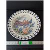Image 1 : Painted Peacock Decorative Plate 12.75"