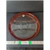Image 1 : Glass Divided Serving Tray 12.25"