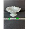 Image 1 : Milk Glass Footed Bowl 3.5" Tall