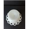 Image 3 : Milk Glass Footed Bowl 3.5" Tall