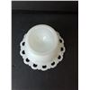 Image 3 : Milk Glass Footed Bowl 3.5" Tall