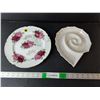 Image 1 : (2) Decorative Plates- Mother & Spirals Up to 10.5"
