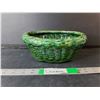 Image 1 : Green Ceramic Decorative Bowl 8.75"