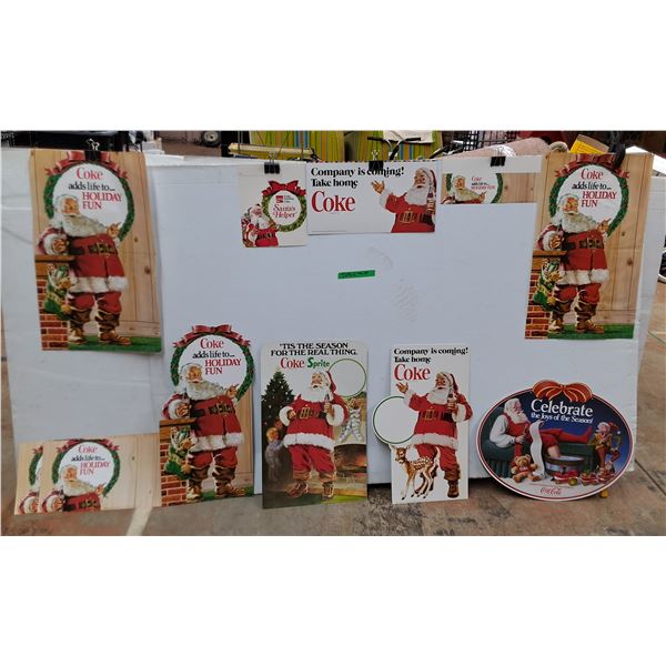Santa Claus/Coca-Cola Promotional Posters Up to 26.75" x 165", Pickup Preferred