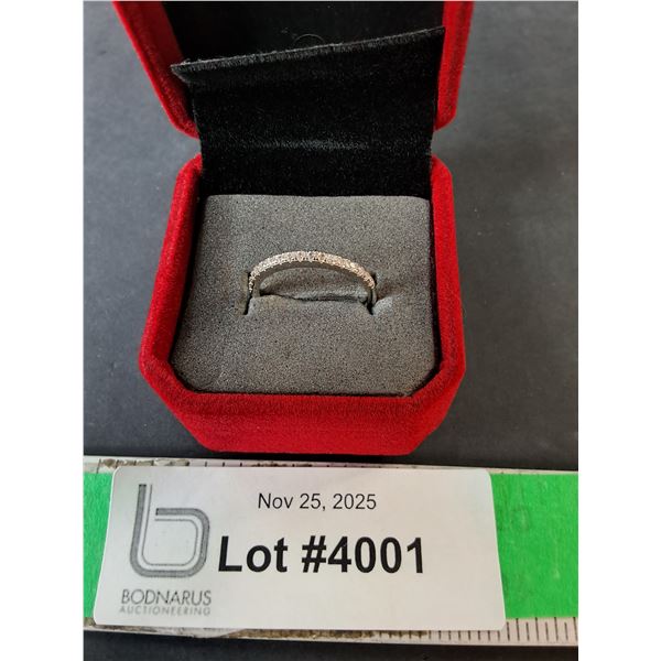 ^GRA Certified Round Brilliant Cut Moissanite Stones VVS D Color Set in 925 Silver Ring- 8