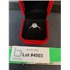 ^1 CT GRA Certified Round Brilliant Cut Moissanite & Zirconia Stone Ring in 925 Silver, Adjustable