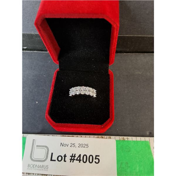 ^1 CT GRA Certified Round Brilliant Cut VVS D 18 Moissanite Stone Ring in 925 Sterling Silver Ring-6