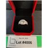 ^2 CT GRA Certified Round Moissanite Ring with Channel Baguette Stones & Zirconia Stones, 925 Ring-8