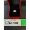 ^ 2.5 CT GRA Certified Oval Brilliant Cut Moissanite Ring with 14 Round Zirconia Stones, 925 ring- 6