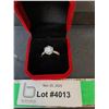 ^3 CT GRA Certified Round Brilliant Cut Moissanite Ring with 34 Round Zirconia Stones, 925 Ring- 7