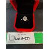 ^ 2 CT GRA Certified Oval Brilliant Cut Moissanite Ring with 32 Round Zirconia Stones, 925 Ring- 7