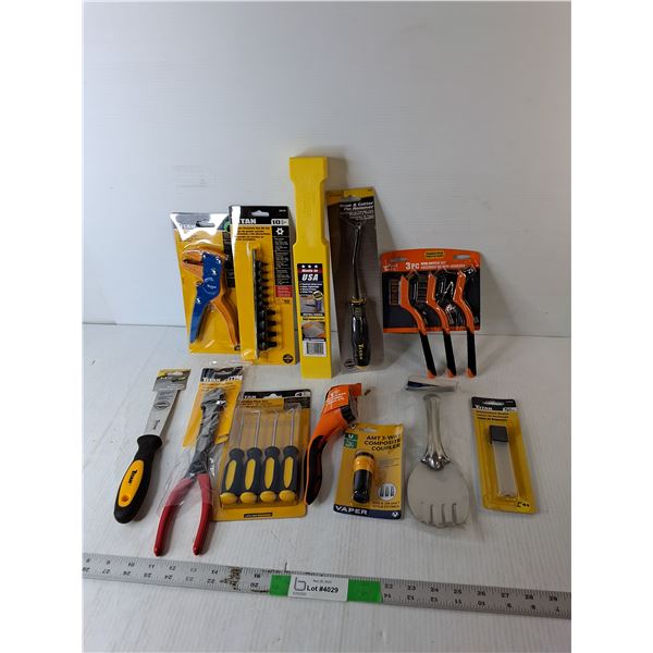 Star Bit Set, Wire Stripper, Pick Set, MIsc.