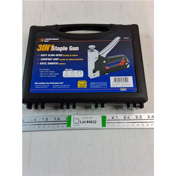 NOS 3 in 1 Staple Gun
