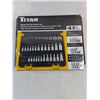 Image 2 : NOS Titan 43 Piece Master Star Bit Socket set-sealed