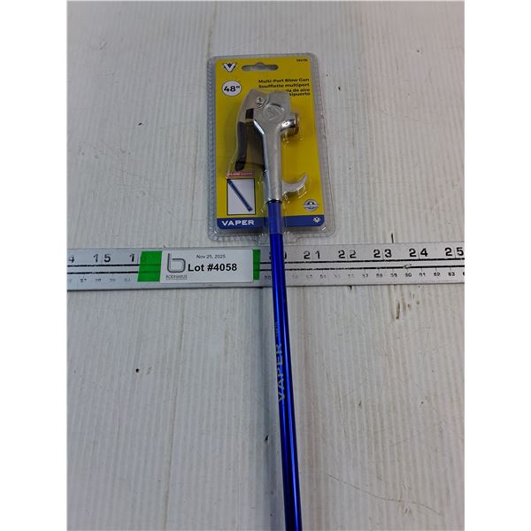 NOS 48" Multi-Port Blow Gun, Cannot Ship