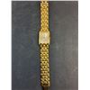 Image 4 : (1) Gold Tone Bulova Classic Watch-Rectangular Dial,Diamond Accent and Custom "Sangsters Health Cent