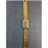 Image 5 : (1) Gold Tone Bulova Classic Watch-Rectangular Dial,Diamond Accent and Custom "Sangsters Health Cent