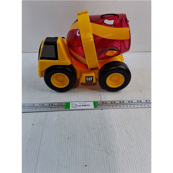 Plastic CAT Shape Sorter Cement Mixer-Incomplete