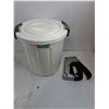 Image 4 : Plastic Garbage Can,Leaf Blower Bag,Poly Rope,Staple Gun,(2) Snow Plow Skid Shoes