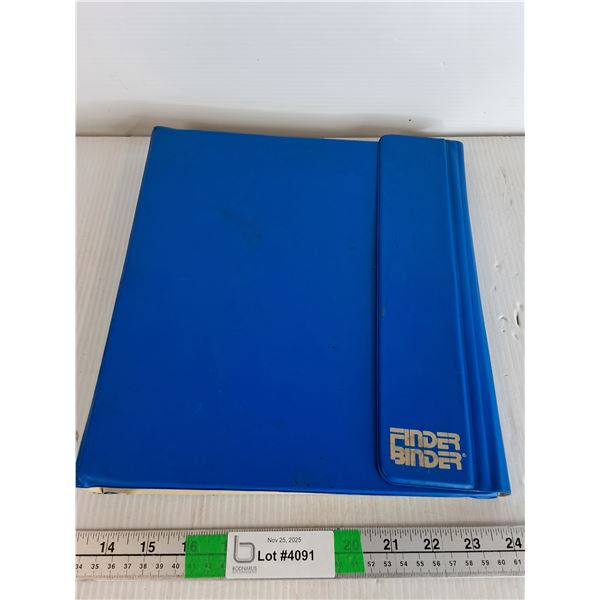 Binder 1990 Fleer Corp NBA Cards - 21 Pages ,  Cannot Guarentee Authenticity