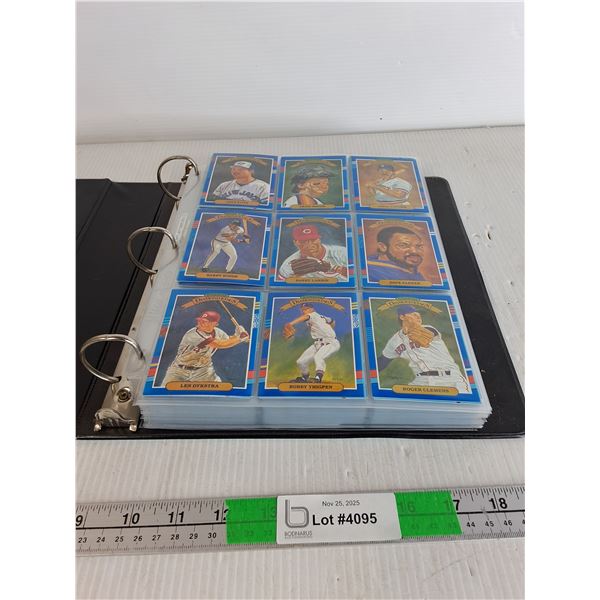 Binder Baseball Album , Don Russ Diamond King Series , Don Russ 91- Cannot Guarantee Authenticity