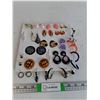 Assorted Pairs of Pierced Earrings (20 Pairs) - As Is