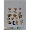 Various Costume Jewelry, Brooches (16)-As Is