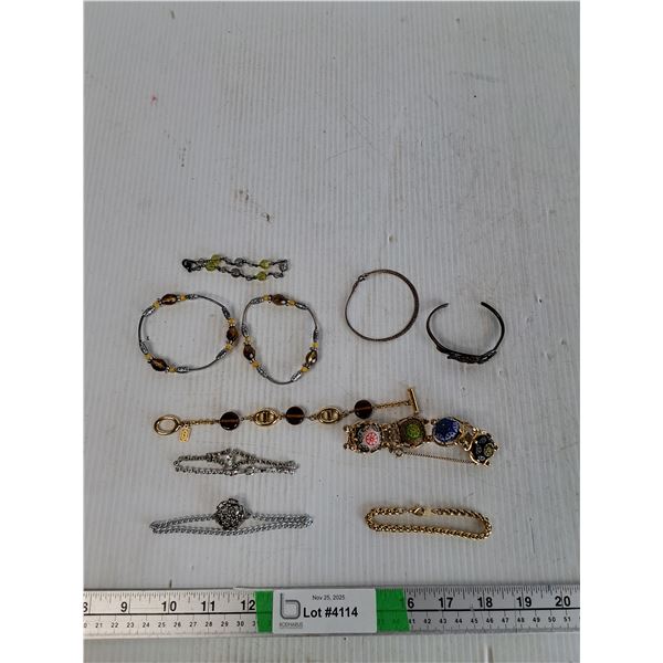 Assorted Costume Bracelets (10) - As Is