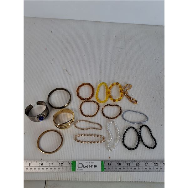 Assorted Costume Bracelets (16) - As Is