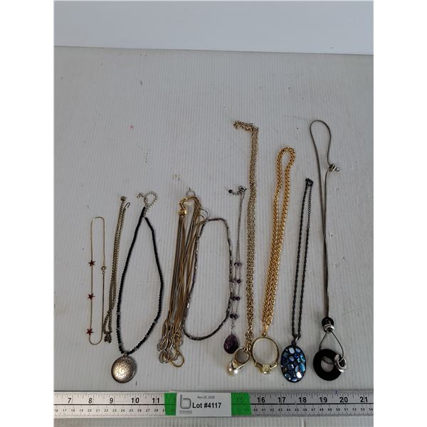 Assorted Costume Necklaces (10) - As Is