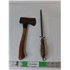 Image 1 : Vintage Hatchet & Knife Sharpener 16.5"