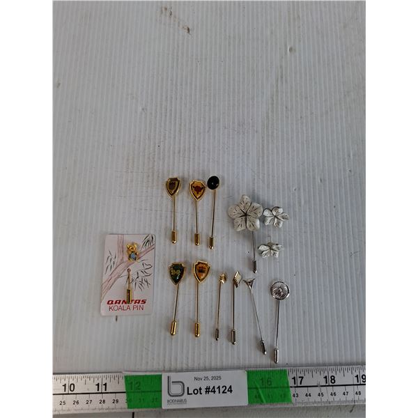 Assorted Pins (13) - As Is