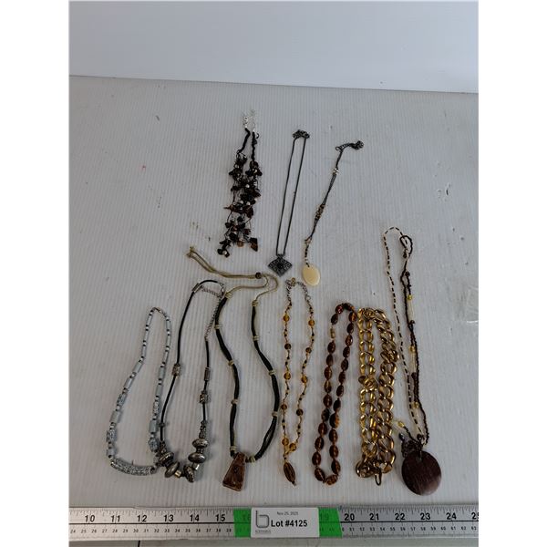 Assorted Costume Necklaces (10) - As Is