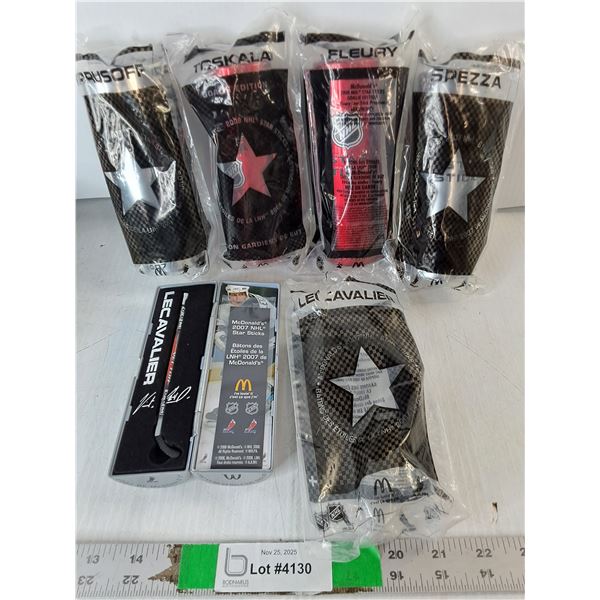 McDonald's NHL Star Sticks 2007/08 (5) , Various Players- New In Packaging