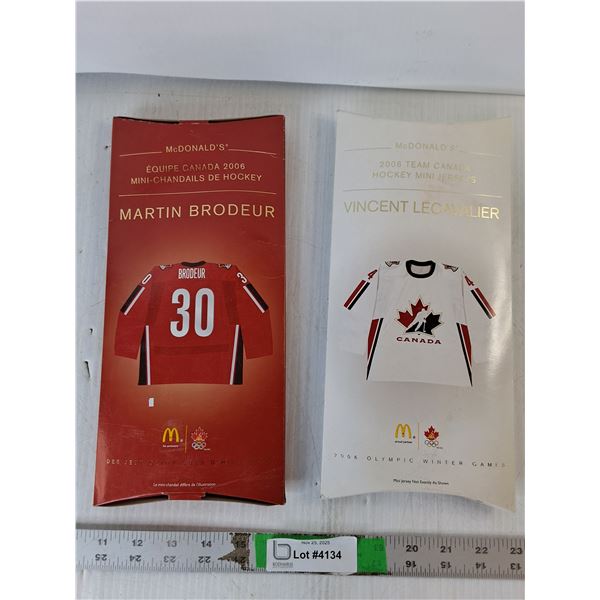 McDonald's 2006 Mini Team Jerseys  (2)- NIB