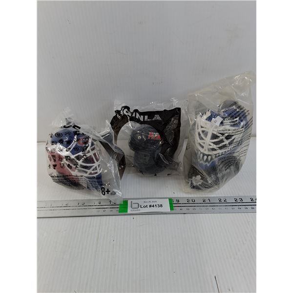 (3) McDonald's NHL Helmets-Price,Iginla and Potvin-sealed